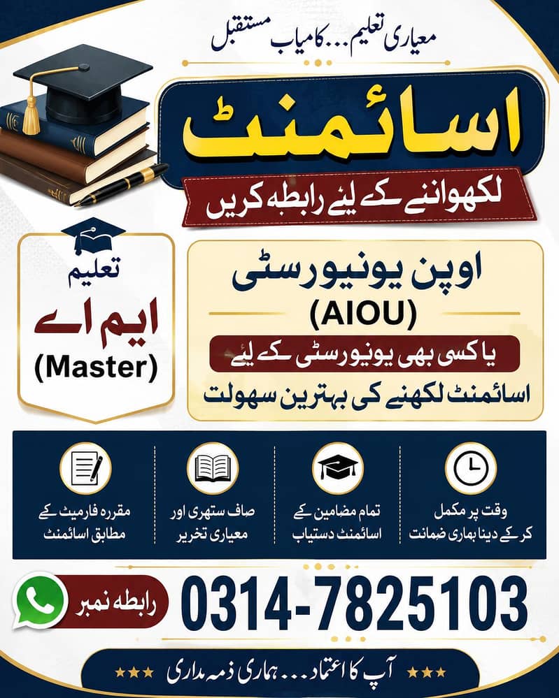 ریسرچ ورک اسائمنٹ 1