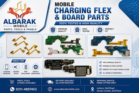 Mobile Charging Flex & Charging Board Parts Available