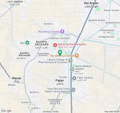 PuP Corner + 11 Marla Land Paid Plot No 142 Eastern Block, Bahria Orchard Lahore