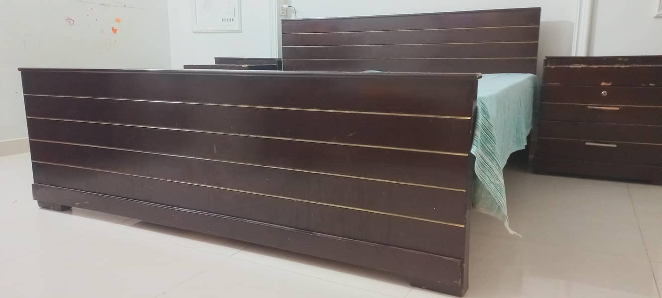 king size double bed set,  complete set 12