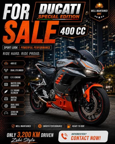 Ducati replica special edition 400cc