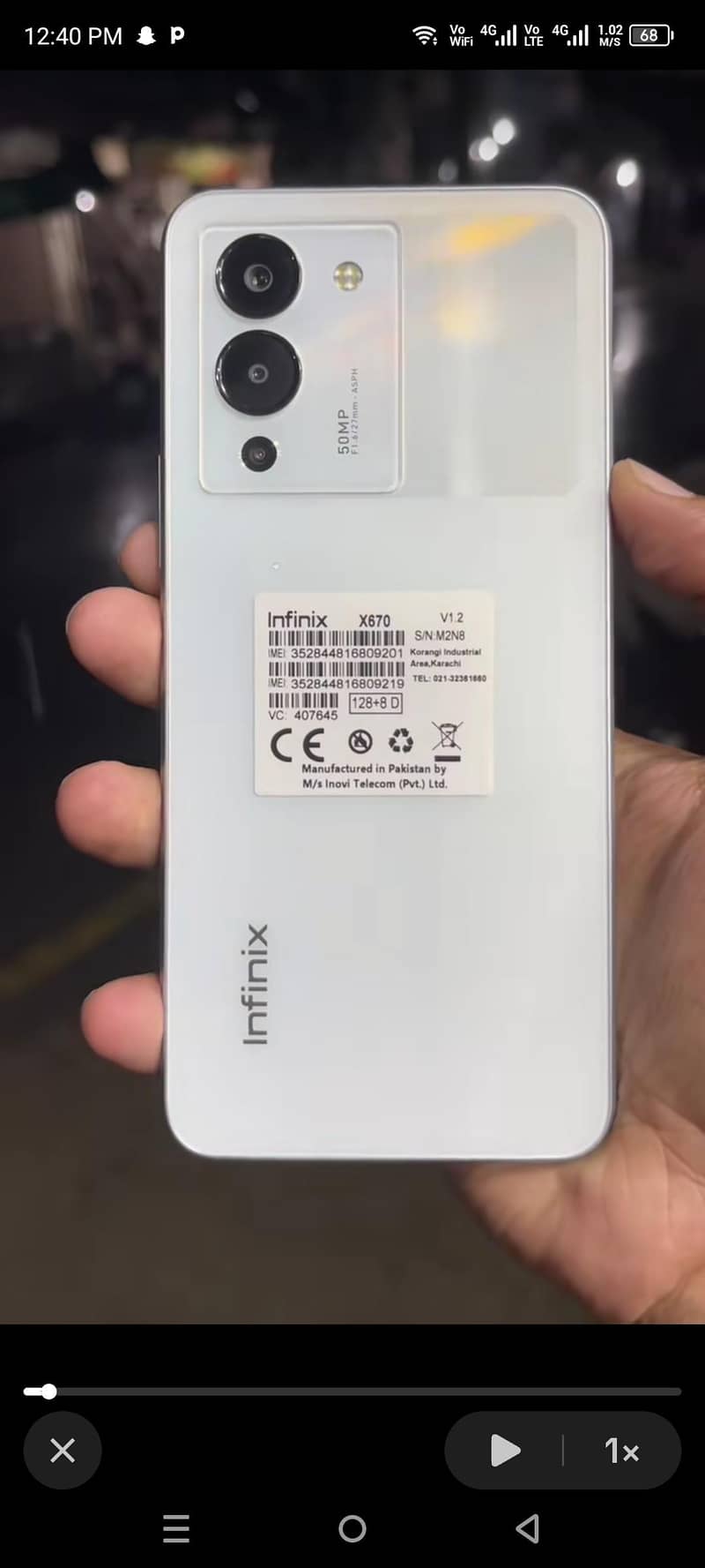Infinix Note 12 0