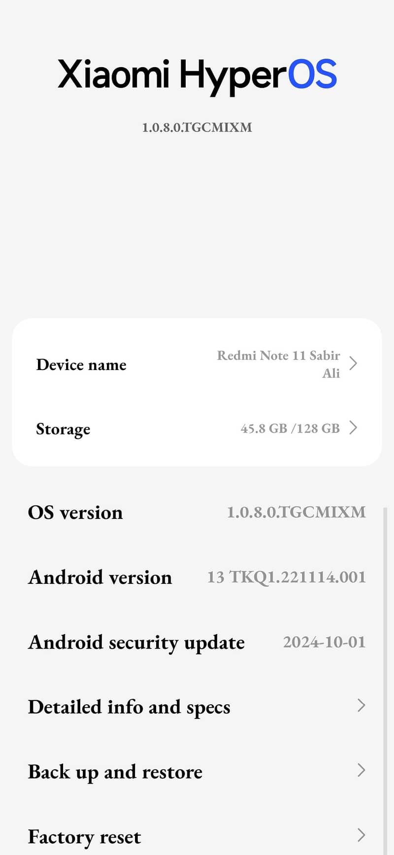 Xiaomi Redmi Note 11 5