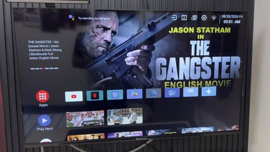 Grennx original 43” led full hd brand new boardless only 15 days use