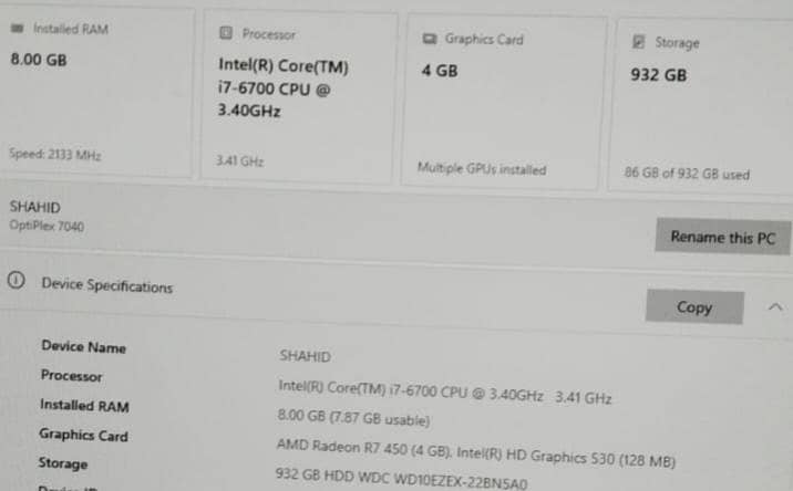 PC with screen 0