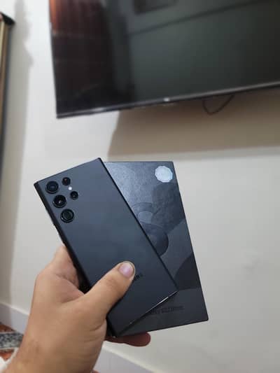 Samsung Mobile S22 Ultra official approved with complete box