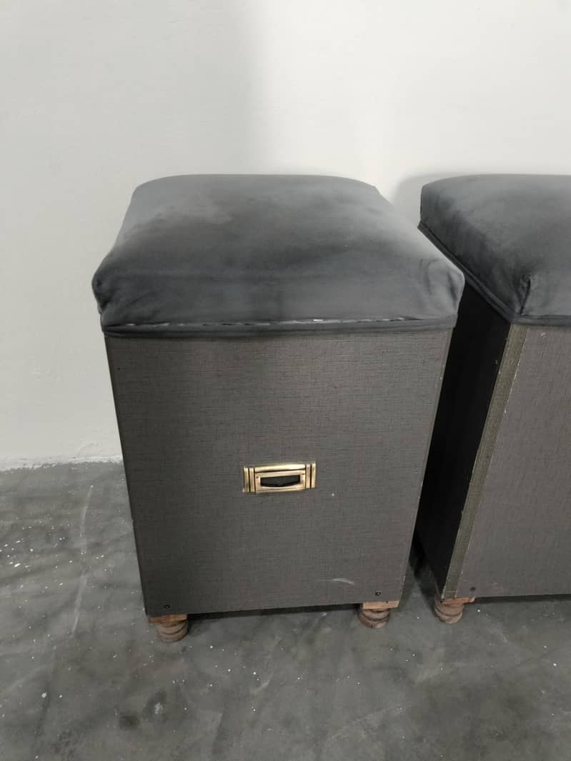 Wood Table With Stools 6