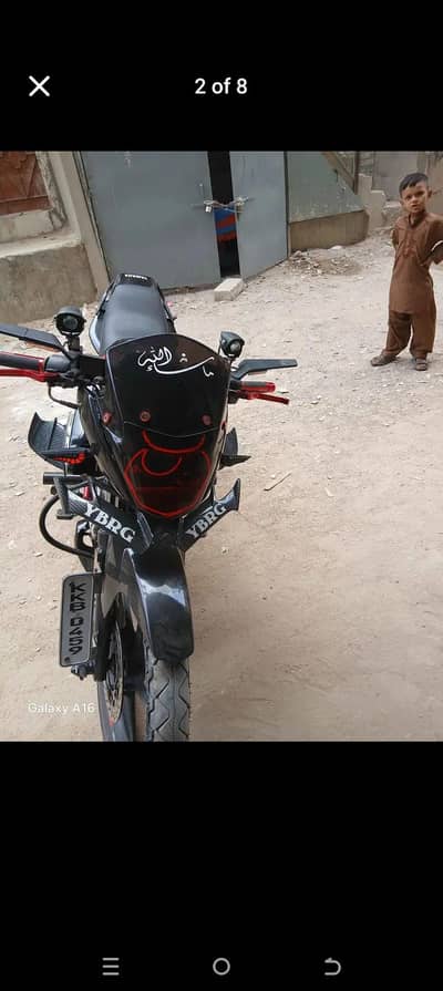 Yamaha ybr full modification