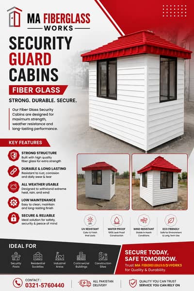 security Guard Cabin / Security Guard Room / check post / Cabin Room