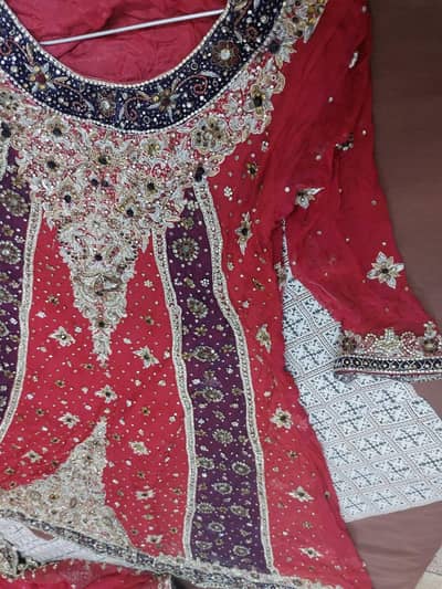 Red Bridal Legenga wore for 3 hours