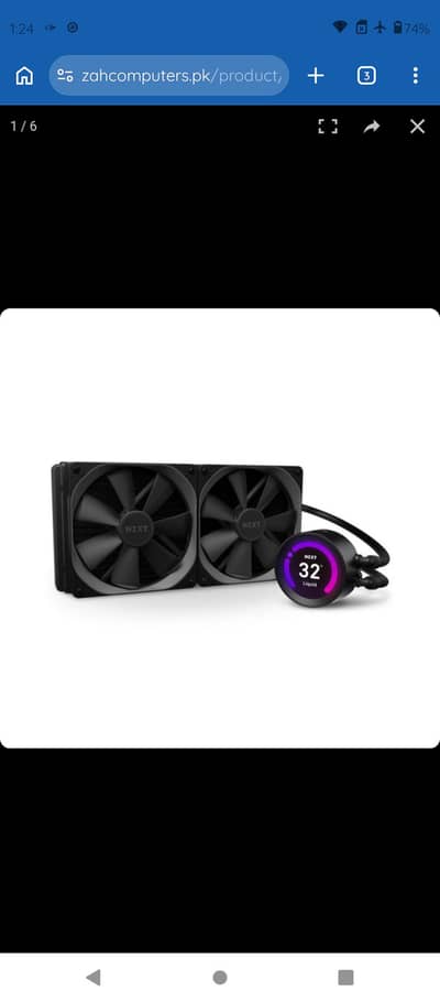 Nzxt kraken Z63 AIO liquid cooler CPU cooler water cooler RGB