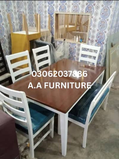 4 Seater | 6 Seater | 8 Seater Dining Table Set | Customized Design