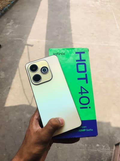 Infinix Hot 40i With Box PTA Approved 8+8/128gb