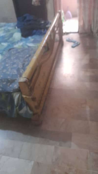 Double bed deco with matress
