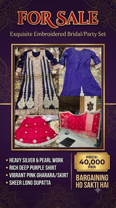 Unique & Stylish Bridal Suit Available