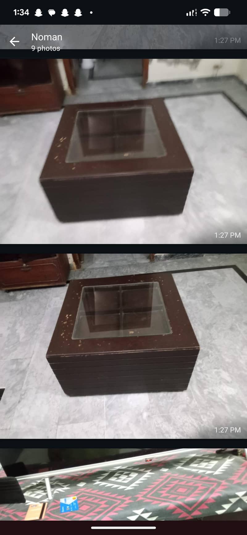 used bed n coffee table 2