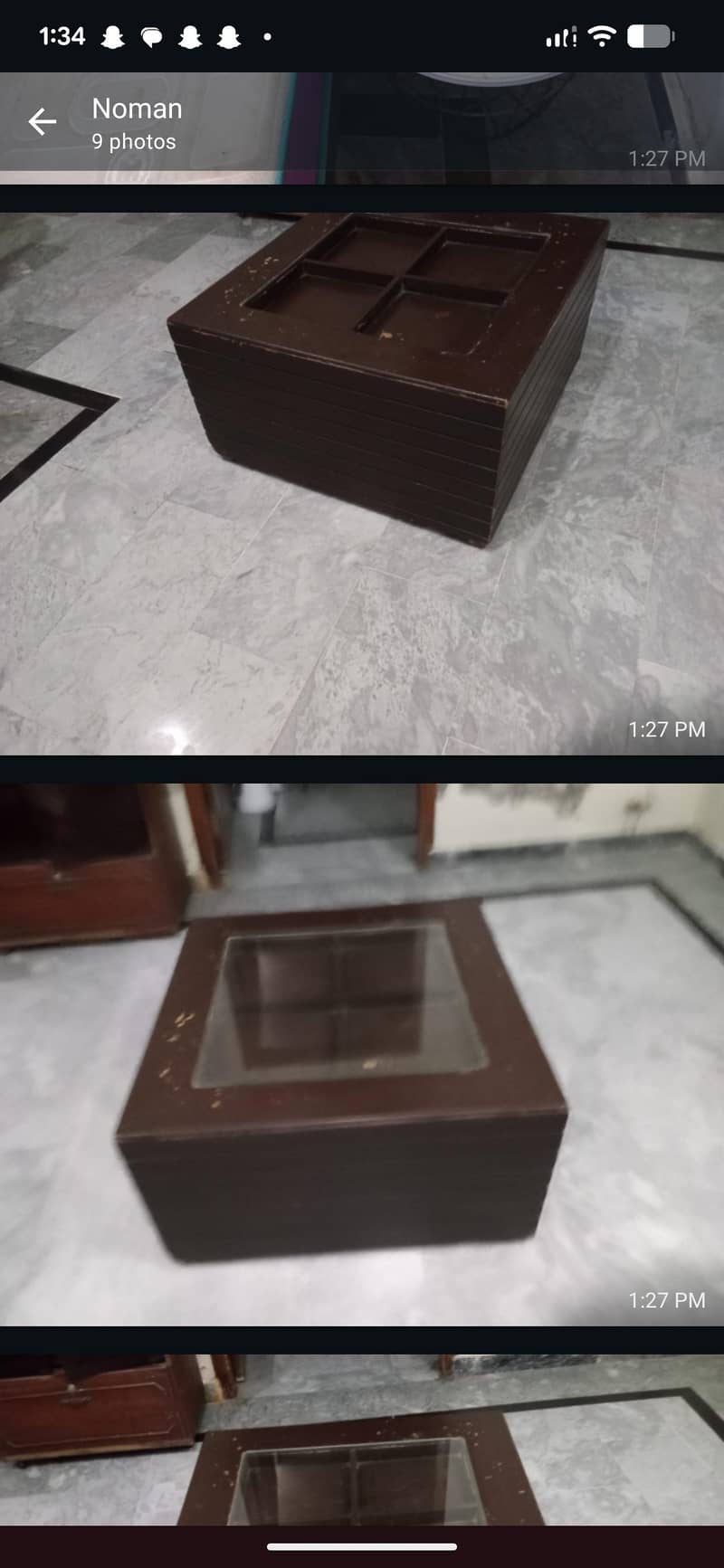 used bed n coffee table 3