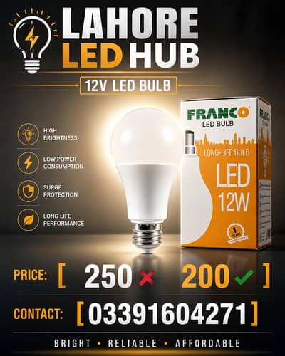 12v Led bulb 