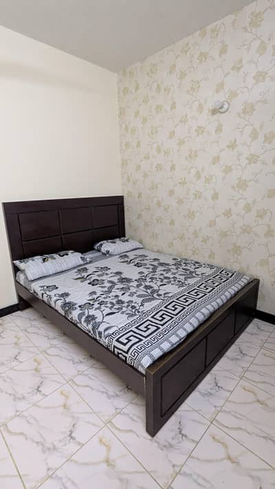 Bed Set ( Bed With Mattress & Wardrobe )