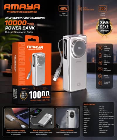 Amaya APB-F132 45W Super Fast Charging Power Bank: