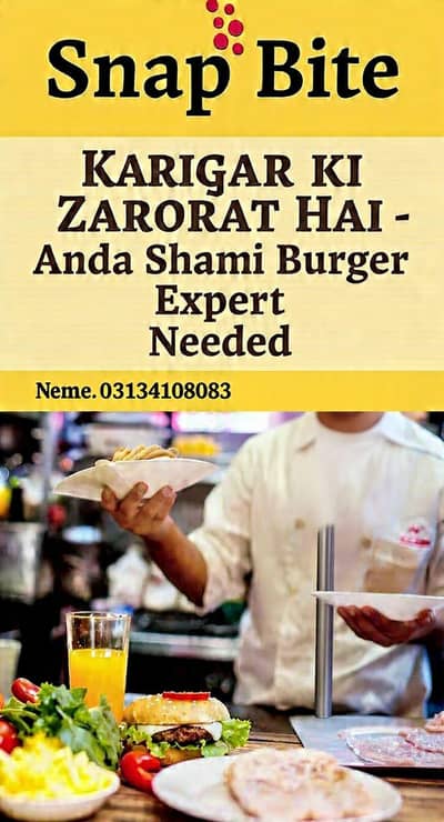 anda shami burger required