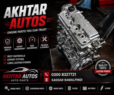 Suzuki Cultus & Baleno Asambly Engine Available | Akhtar Autos Rawal