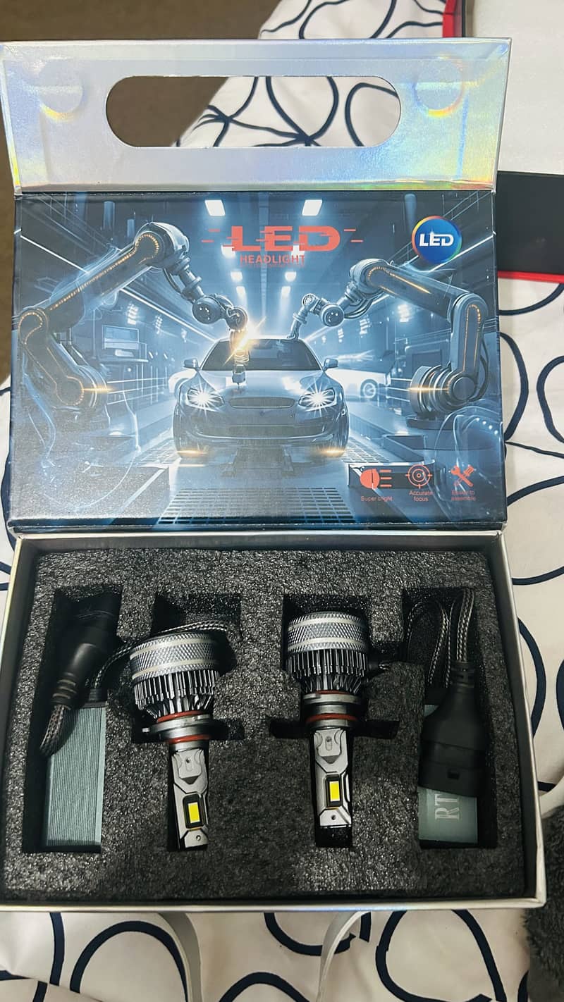 Copper led head lights 1