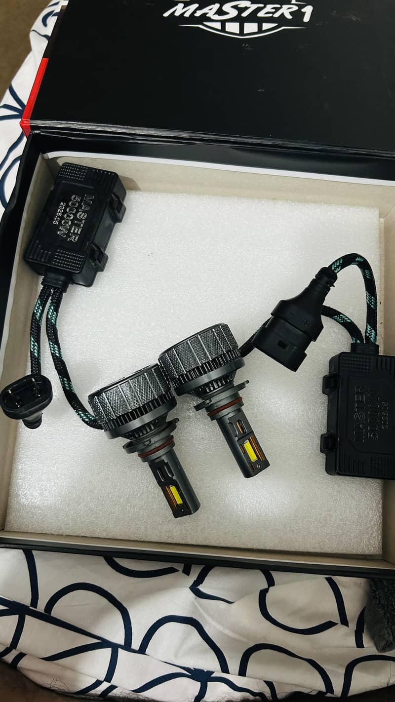 Copper led head lights 5