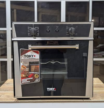 TOKYO Gas Built-in Oven Black, Mercury & Silver-Black - Brand Warranty
