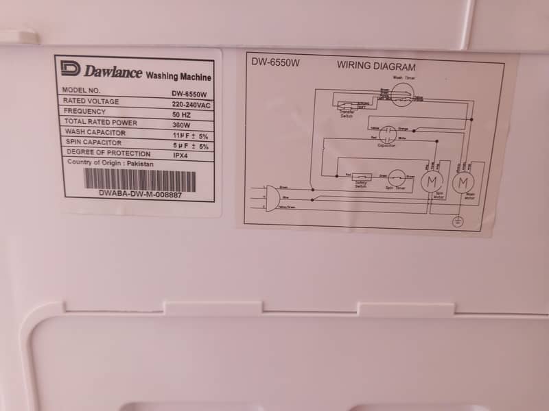 Washing Machine DW6550 2