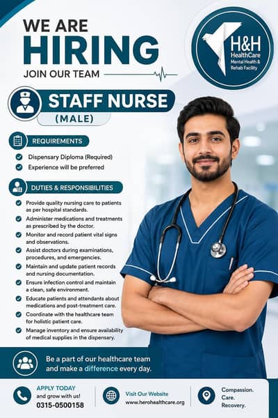 Male Staff Nurse