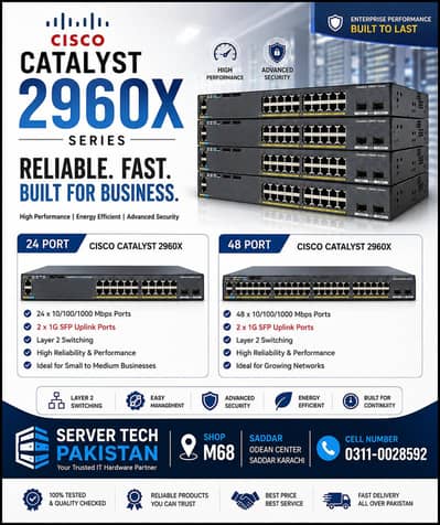 cisco catalyst series 2960x