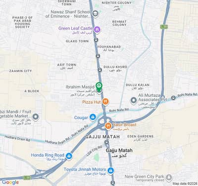 2 Marla Commercial Plot For Sale On Ferozpur Road Prime Location Opposite Metro Station