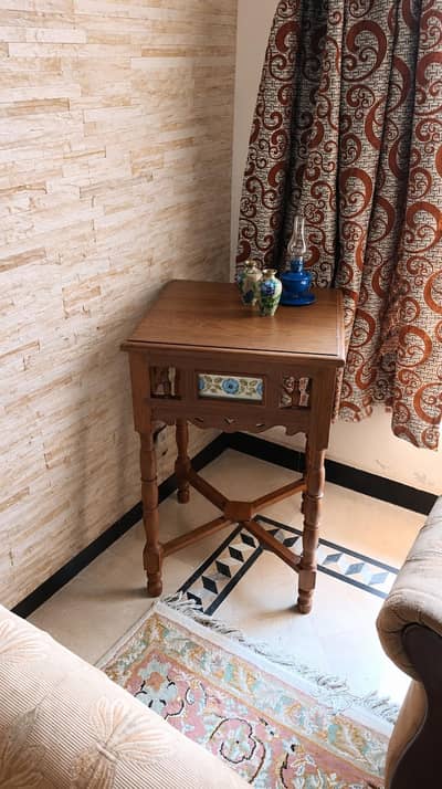 antique vintage teak wood table