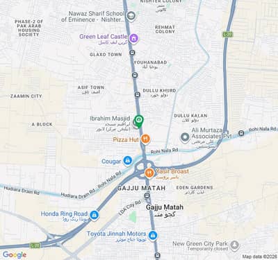 2 Marla Non Corner Commercial Plot For Sale On Ferozpur Road Prime Location Opposite Metro Station
