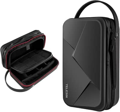 TELESIN Carrying Case Organizer for Go Pro Insta360 DJI Camera