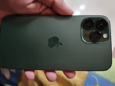 Apple iPhone 13 Pro Max 256gb green color water pack with box 83% btry
