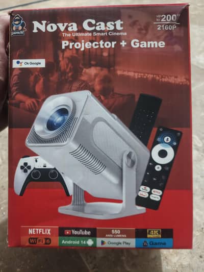 NOVA CAST | THE ULTIMATE SMART CINEMA | PROJECTOR + GAME