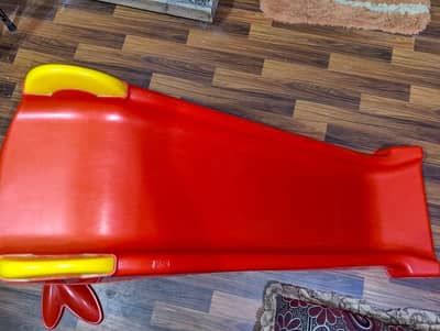 Used Kids 2-Step Plastic Slide Yellow Red - Good Condition - Karachi`