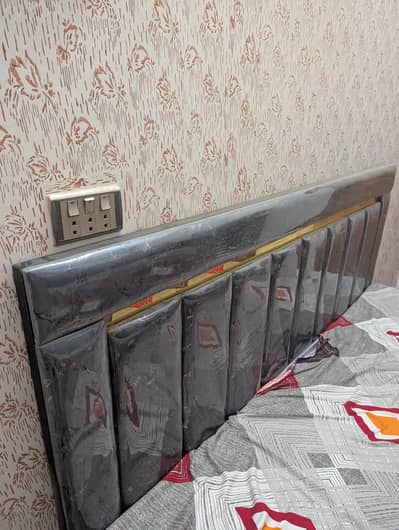 King Size bed with mattress 6x6 just like new