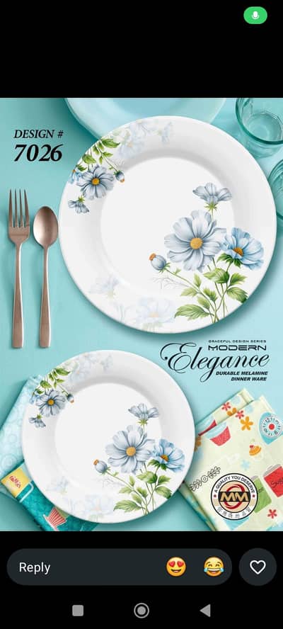 72 pcs diner set double glazed