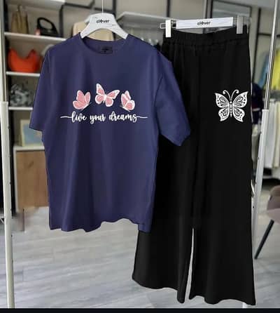 women stitched jersey printes night suit