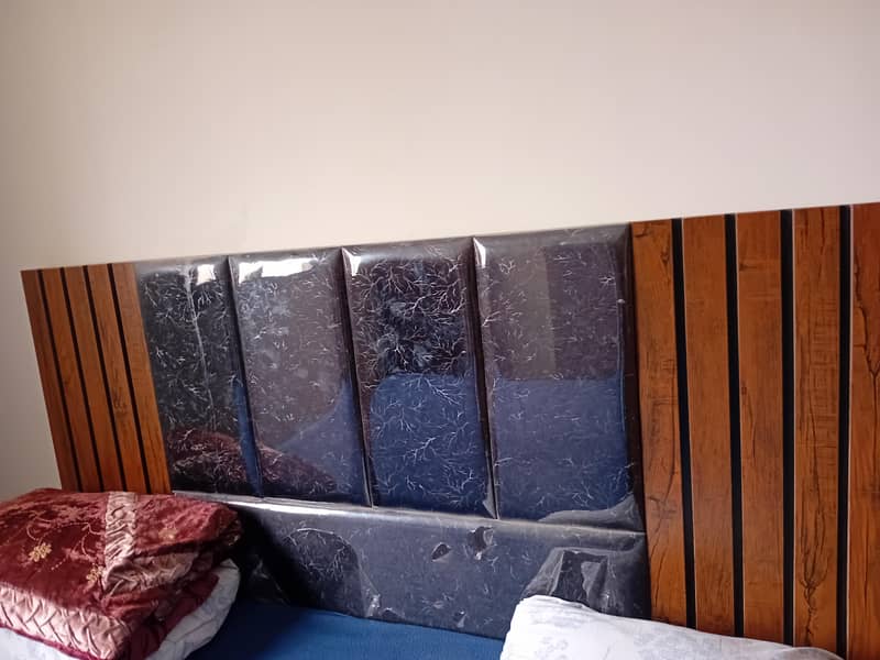 Bed and wardrobe 1