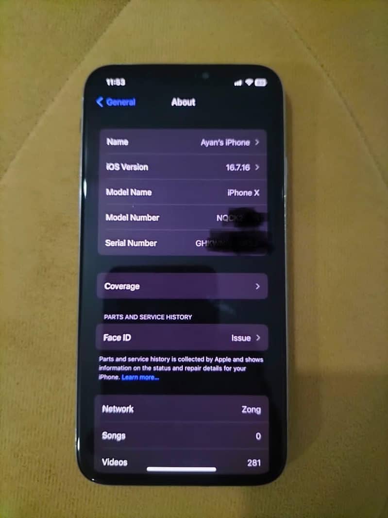 Apple iPhone X 7