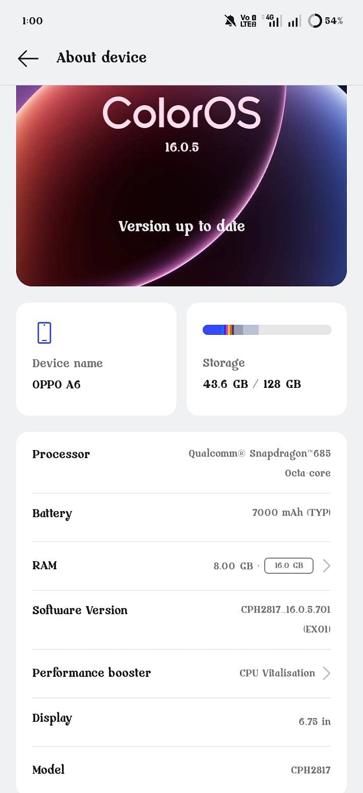 Oppo A6 5