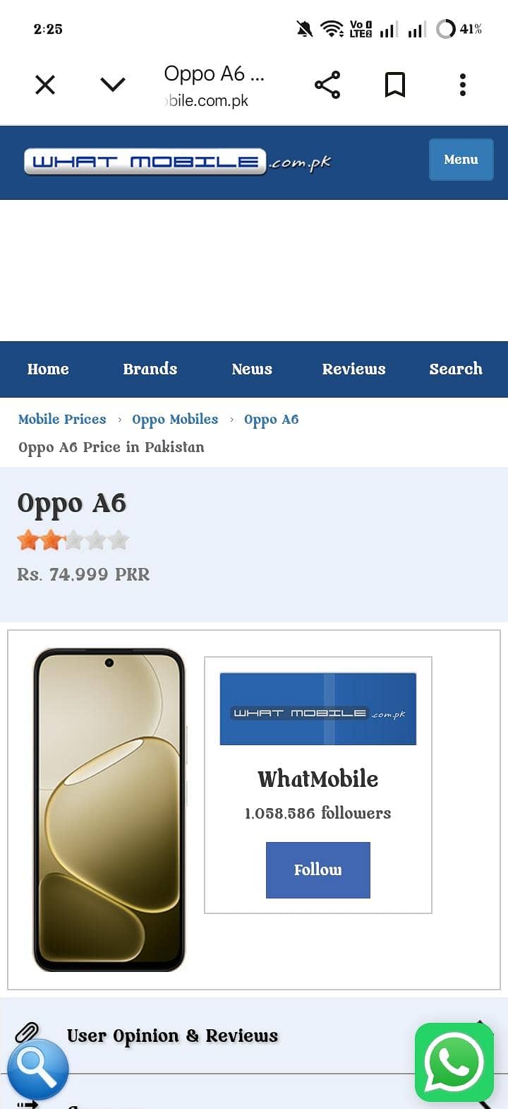 Oppo A6 6