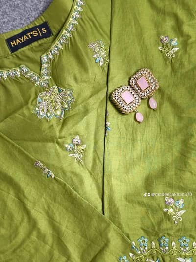 OLIVE GREEN SEMI FORMAL DRESS