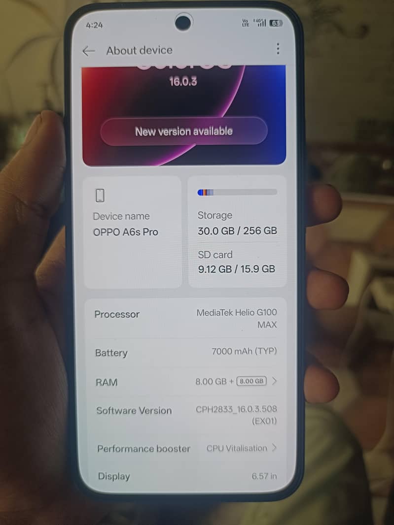 OPPO A6s pro 2