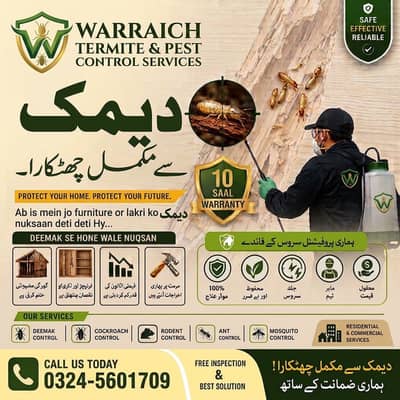 Termite control ,deemak & pest control services, fumigation spray