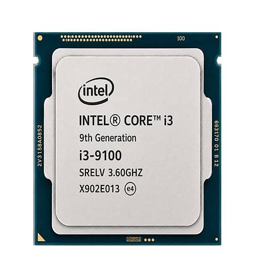 i3 9100 9th gen processor 0